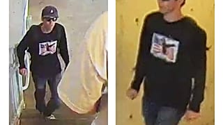 Imagens fornecidas pelo FBI mostram pessoa de interesse ligada ao homicídio de Charlie Kirk na Utah Valley University na quarta-feira, 10 de setembro de 2025, em Orem, Utah