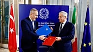 Dışişleri Bakanı Hakan Fidan, İtalya Başbakan Yardımcısı ve Dışişleri Bakanı Antonio Tajani, Roma, 11 Eylül 2025.