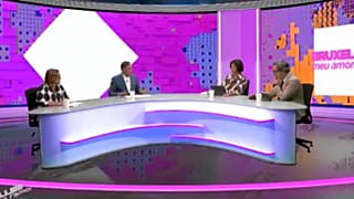 Luis Lopes com Antonio Costa, Fatima Carioca e Luisa Meireles