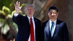 Trump és Hszi (korábbi felvétel)