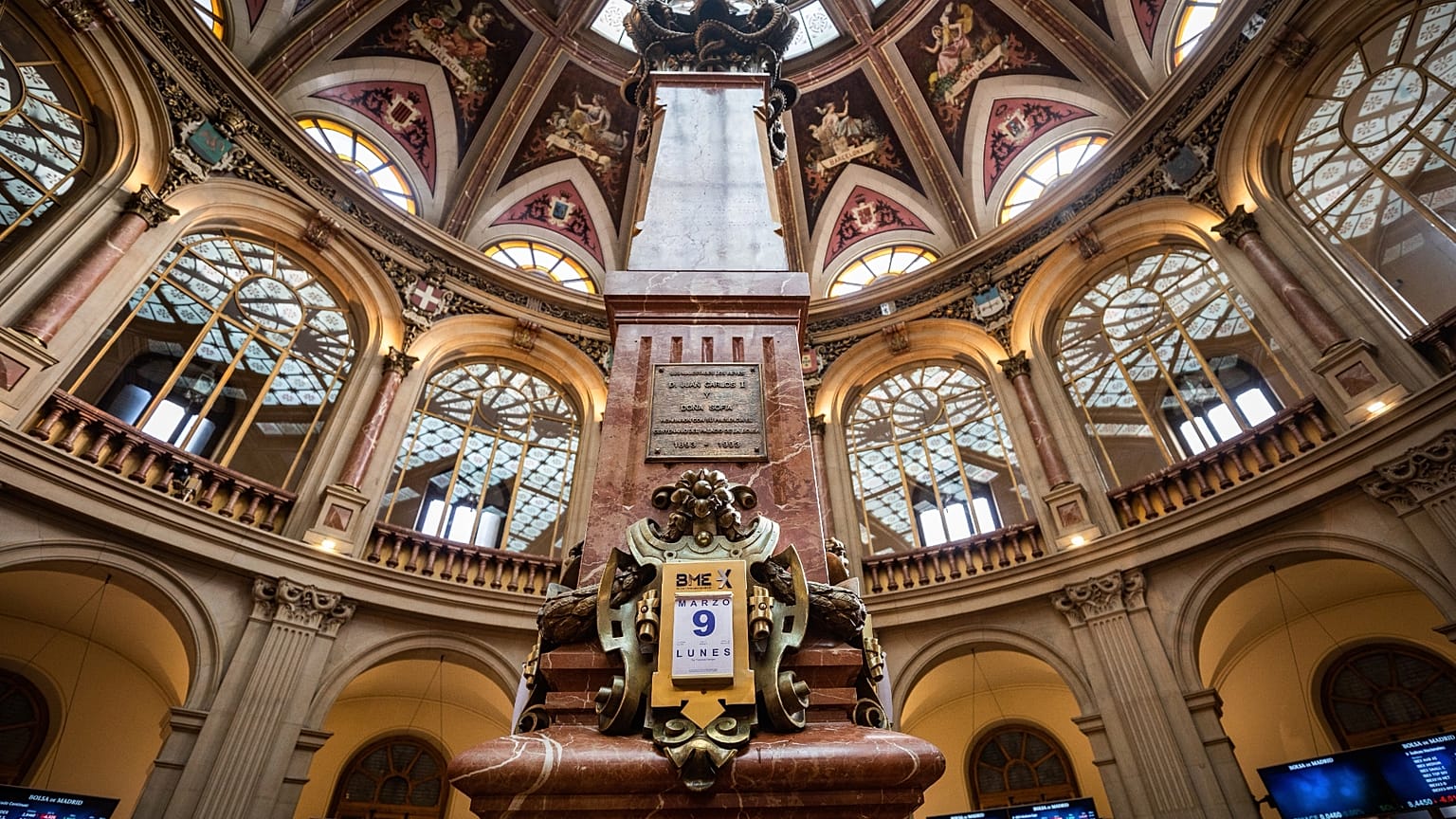 Imagen de archivo de la Bolsa en España.