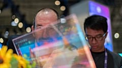 Immagine d'archivio del Mobile World Congress di Barcellona