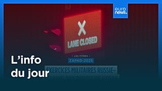 L’info du jour | 13 septembre 2025 - Soir