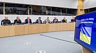 Coalition of the willing defence ministers meeting at NATO headquarters in Brussels, Belgium, Thursday, April 10, 2025