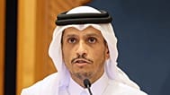 FILE - Qatar's Prime Minister Sheikh Mohammed Bin Abdulrahman Al Thani speaks at a press conference in Doha, Qatar, June 12, 2024. (Ibraheem Al Omari/AP File)
