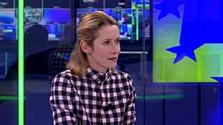 EU foreign policy chief Kaja Kallas speaks to Euronews, in Brussels, 16 September 2025