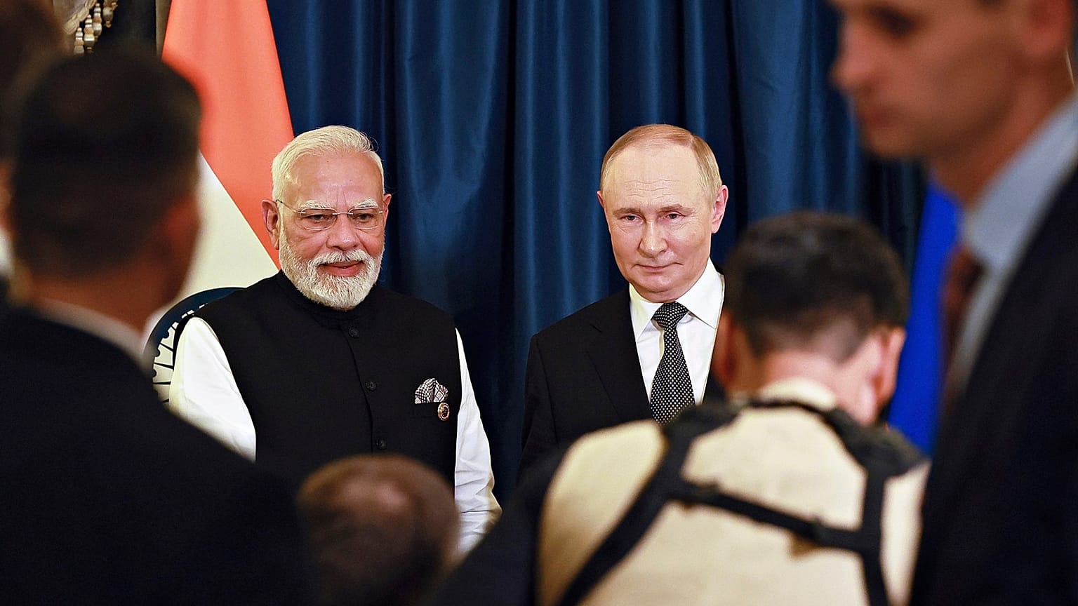 Under a multi-vector foreing policy, India maintains close ties with Russia.