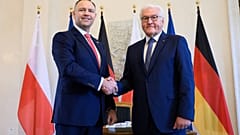 Der polnische Präsident Karol Nawrocki und der deutsche Bundespräsident Frank-Walter Steinmeier.