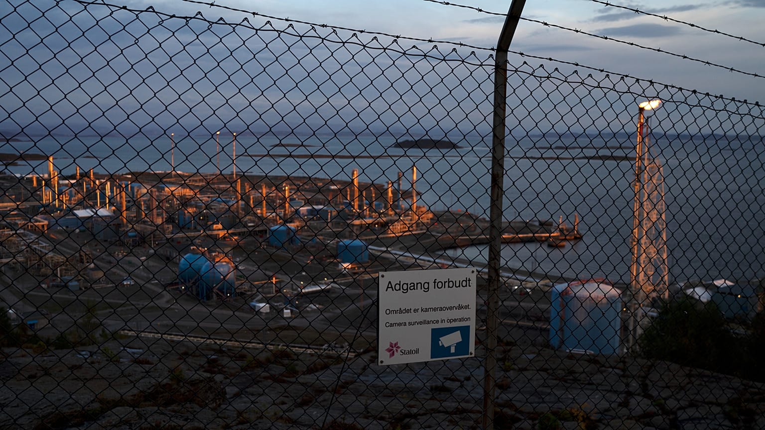 Norveç’in Kuzey Rogaland bölgesindeki Karsto işleme tesisinden bir görüntü. / 28 Eylül 2022 Çarşamba