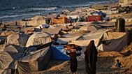 Αυτσχέδιοι καταυλισμοί εκτοπισμένων στην Ντέιρ Αλ Μπάλα