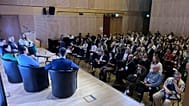 Piacok nyomás alatt című panelbeszélgetés a Budapest Fórumon - CEU, Budapest 2025. szeptember 17.