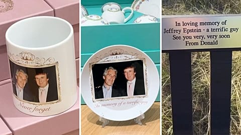 UK protesters get creative with Trump-Epstein merch 