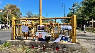 Az Alekszej Navalnij - emlékhely 2025. szeptember 18-án délelőtt