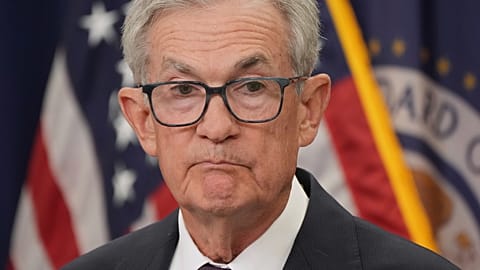 Federal Reserve Chairman Jerome Powell speaks during a news conference following the Federal Open Market Committee meeting. 17 Sept. 2025.