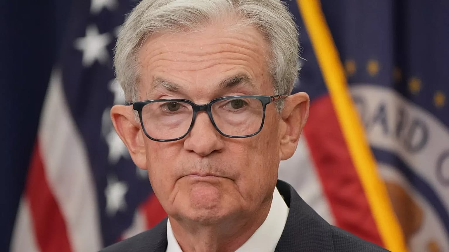 El presidente de la Reserva Federal, Jerome Powell, durante una rueda de prensa tras la reunión del Comité Federal de Mercado Abierto, el 17 de septiembre de 2025.
