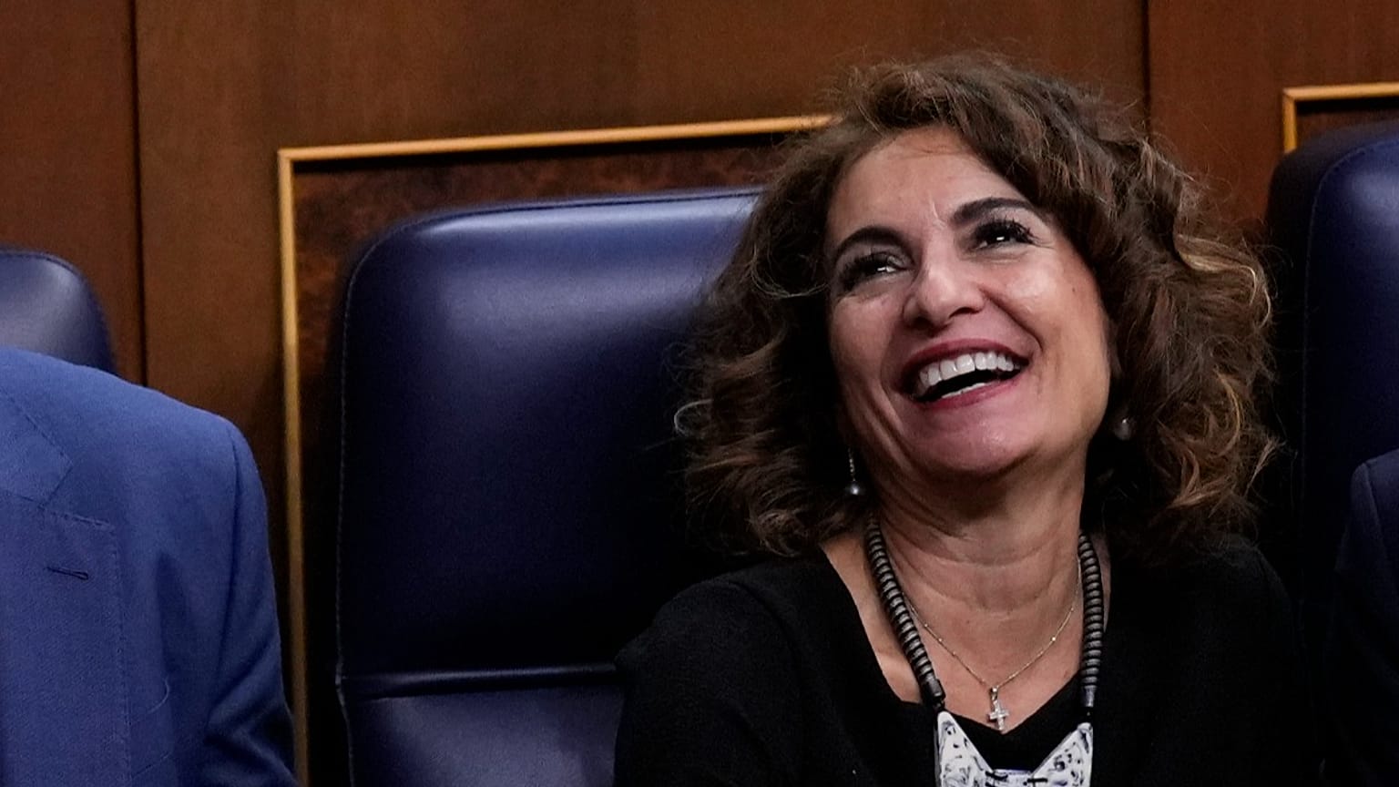 María Jesús Montero, vicepresidenta y ministra de Hacienda de España, en una foto de archivo del 14 de marzo de 2024 en una sesión de control del Congreso de los Diputados.