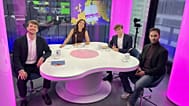 Amaia Echevarría junto a Óscar Pandiello, Andrés Stumpf y Álvaro Villarroel