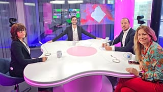 Vincenzo Genovese con Angela Mauro,  Federica Bianchi e Pietro Guastamacchia.