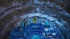 Vista del nuevo túnel de Brenner