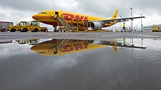 FILE - A DHL airplane is pictured at an air freight hub in Schkeuditz near Leipzig, Germany, on 12 October, 2016. 