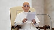 Papa Leone XIV durante la sua udienza generale settimanale in Piazza San Pietro, in Vaticano, mercoledì 10 settembre 2025. 