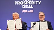 Trump és Starmer az aláírt brit-amerikai technológiai megállapodással