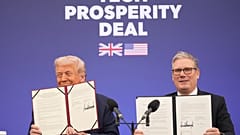 Trump és Starmer az aláírt brit-amerikai technológiai megállapodással