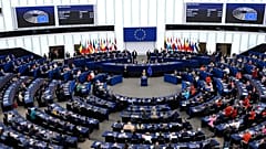 Avrupa Komisyonu Başkanı Ursula von der Leyen Strazburg'daki Avrupa Parlamentosu'nda birliğin durumu hakkında bir konuşma yapıyor, 10 Eylül, 2025