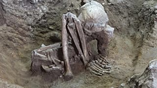 Çin'in güneyinde bulunan mumyalardan biri.
