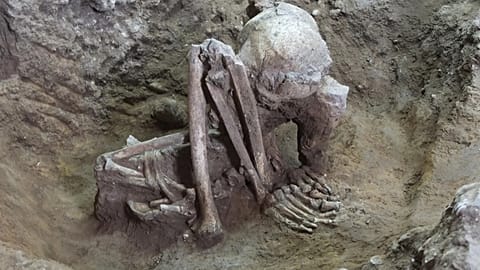 Çin'in güneyinde bulunan mumyalardan biri.
