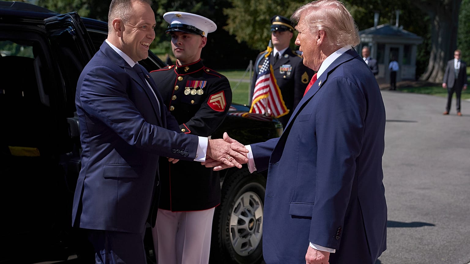 Karol Nawrocki i Donald Trump