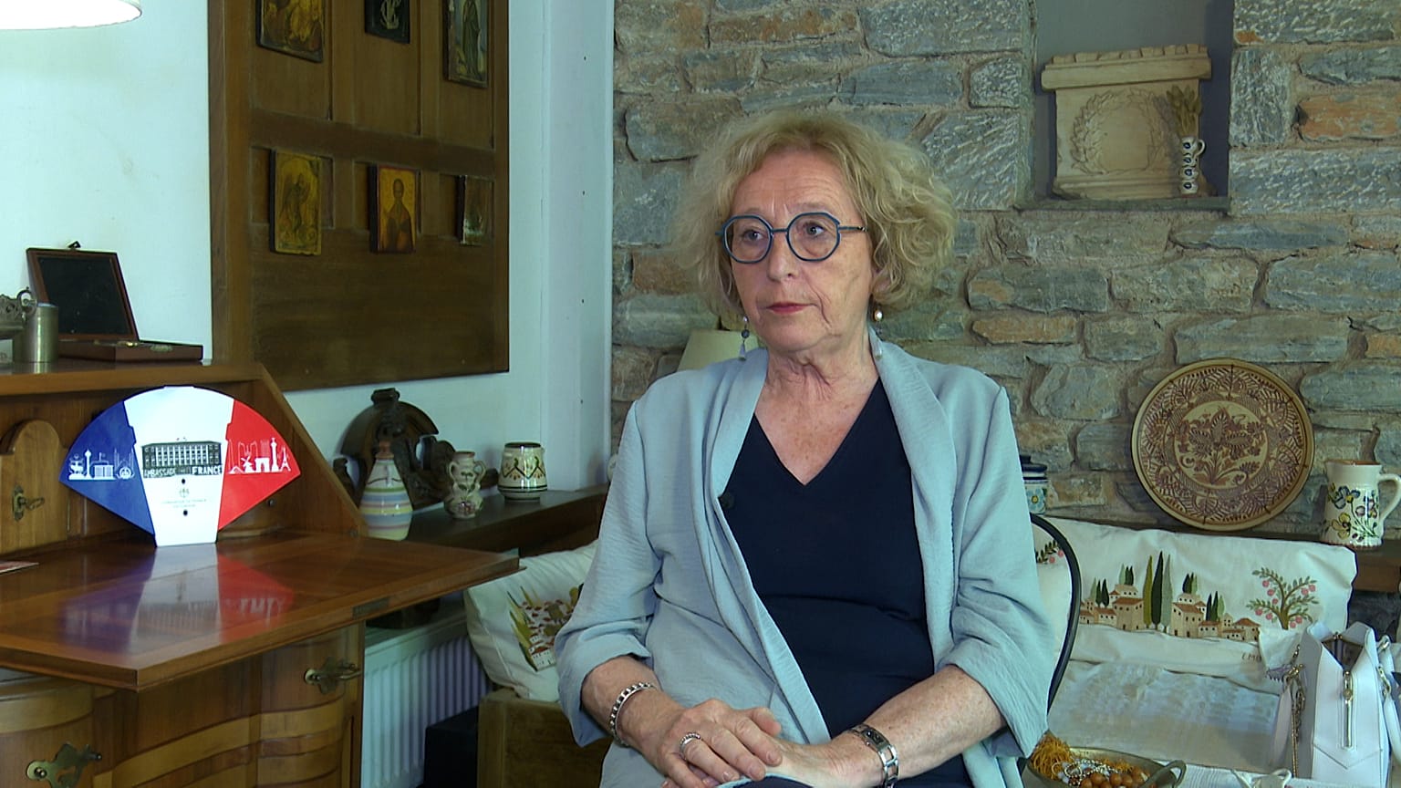 Η Μιριέλ Πενικό, πρώην υπουργός Εργασίας της Γαλλίας, στη συνέντευξη στο euronews