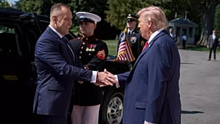 Лидеры Польши и США Кароль Навроцки и Дональд Трамп