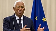 António Costa durante uma conferência de imprensa em Chipre