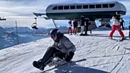 Daniel Joggi, now in his seventies, has been a lifelong skiing enthusiast. But an accident on a ski slope left him quadriplegic decades ago.