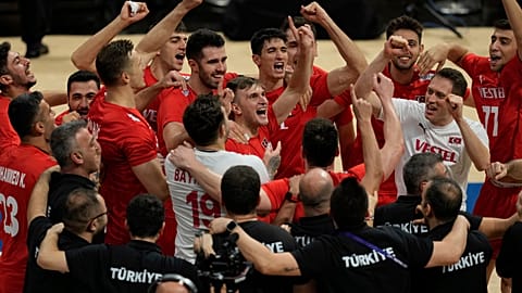 A Milli Erkek Voleybol Takımı, FIVB Dünya Şampiyonası'nda çeyrek finale yükseldi, Manila, 20 Eylül 2025.