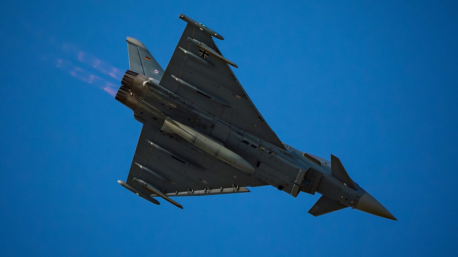 A brit légierő Typhoon típusú vadászrepülőgépeket vetett be a lengyelországi akcióban.