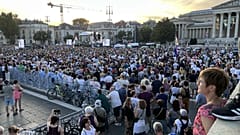 Διαμαρτυρία στην Πλατεία Ηρώων στις 21 Σεπτεμβρίου 2025