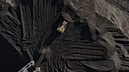  A bulldozer moves coal April 10, 2025, in Princeton, Indiana in the US. 