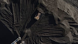  A bulldozer moves coal April 10, 2025, in Princeton, Indiana in the US. 