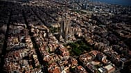 La Sagrada Familia, vue de loin.