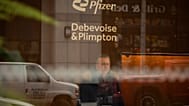Pfizer signage is displayed at the Pfizer NYC Headquarters, Thursday, 10 April 2025, in New York. 