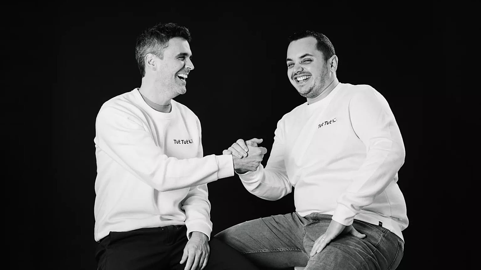 General Director of Tut Tut Pierre-Etienne Montenot, left, with CEO Vincent Chabbert, right.