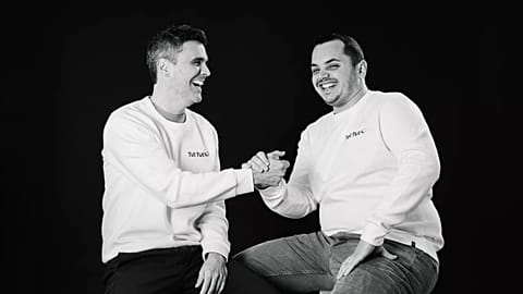 General Director of Tut Tut Pierre-Etienne Montenot, left, with CEO Vincent Chabbert, right.