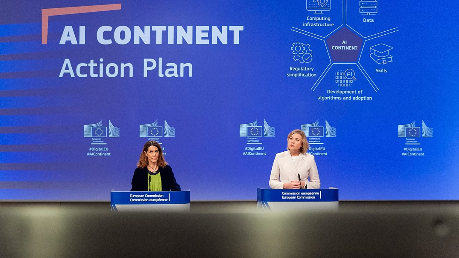 A presentation of the AI Continent Action Plan. 