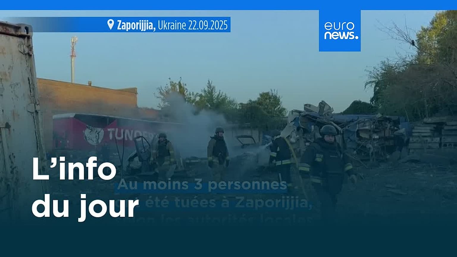 L’info du jour | 22 septembre 2025 - Soir