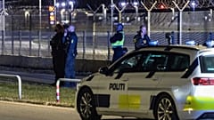 Rendőri jelenlét a koppenhágai repülőtéren