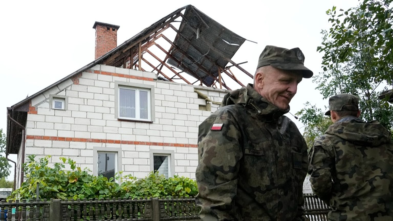 АРХИВ. Российские беспилотники нарушили воздушное пространство Польши в ходе нападения на Украину 11 сентября 2025 года.