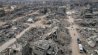 Palestinos desplazados regresan a Rafah, Franja de Gaza 20/01/2025
