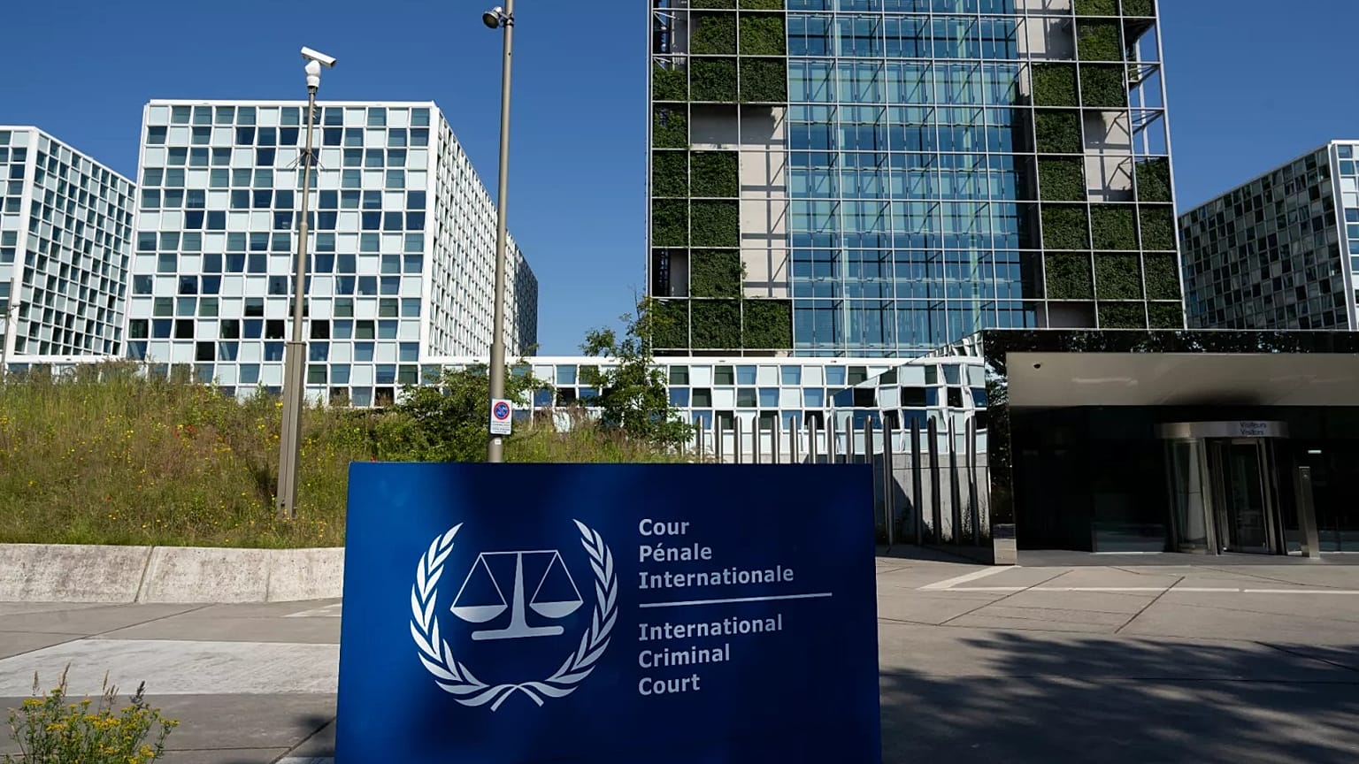 A general view of the exterior of the International Criminal Court in The Hague, 26 June, 2024